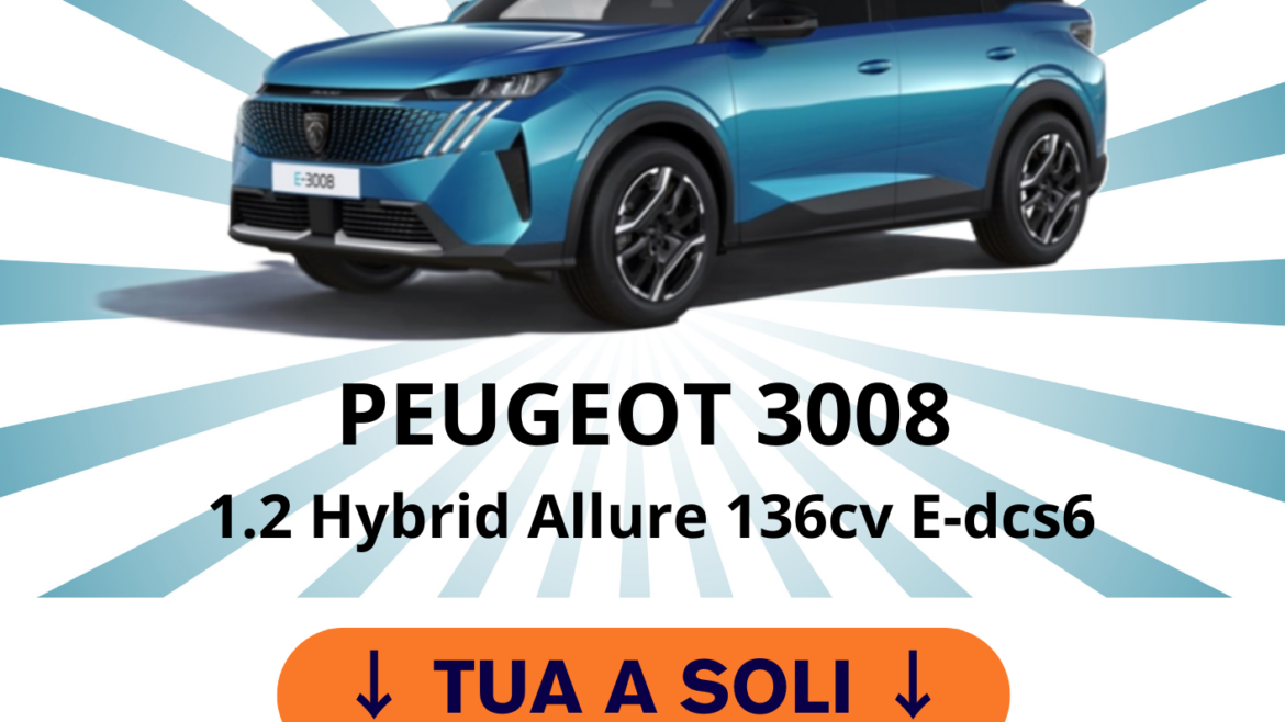 PEUGEOT 3008 HYBRID AUTOMATICA